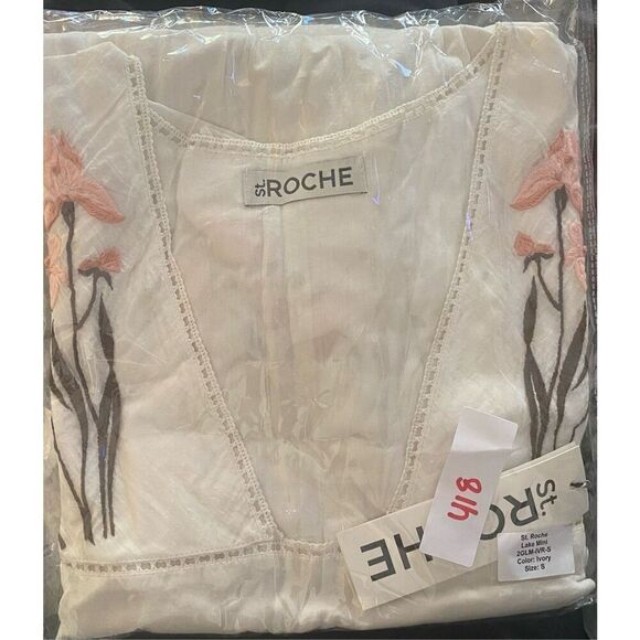St. Roche NWT Lake Mini Dress in Ivory Size S - Picture 4 of 4